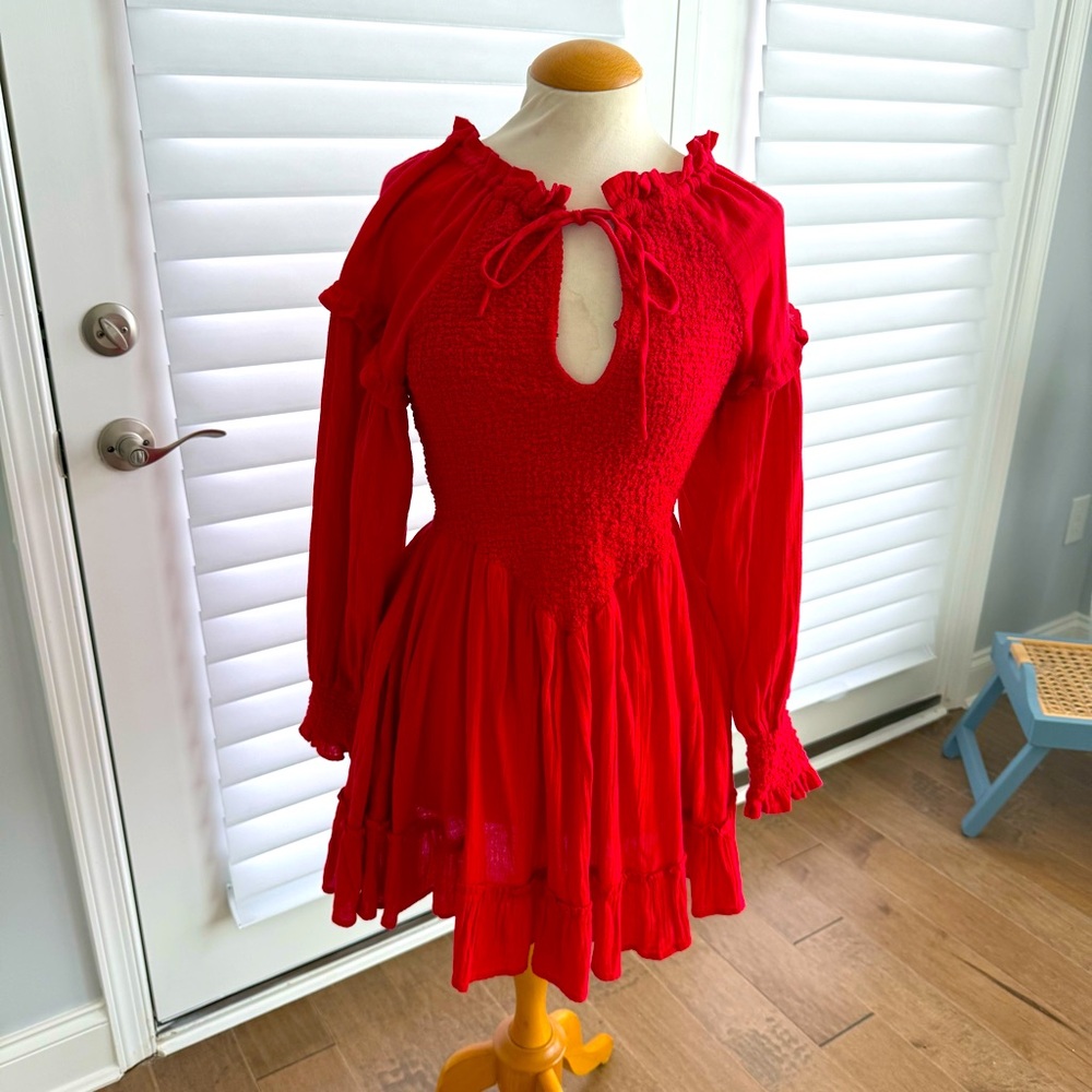 Free People Red Dress